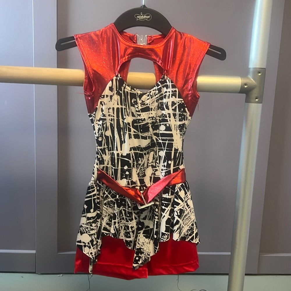 Costume Gallery size medium skirted biketard.